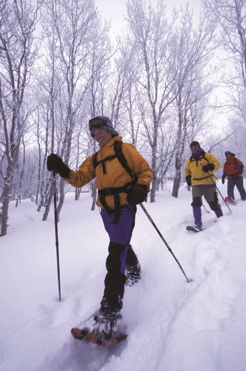 LEARN TO SNOWSHOE AT WHITEFISH DUNES Connie Erickson Real Estate